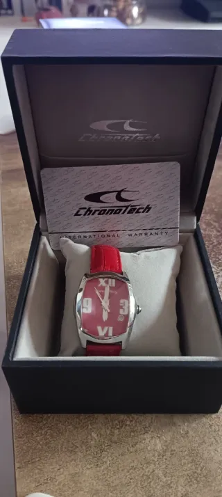 Orologio Chronotech donna cinturino rosso