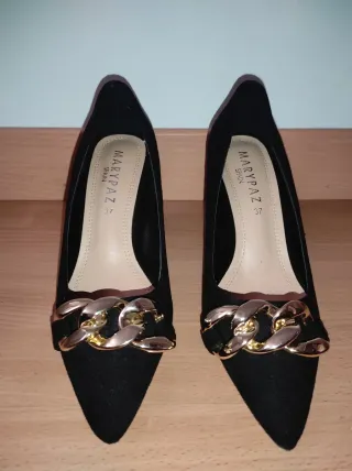 Zapatos de fiesta Marypaz negros T.37