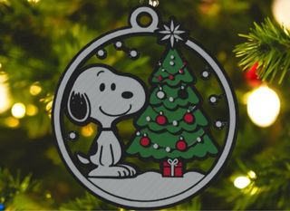 Adorno Navideño Snoopy Árbol de Navidad