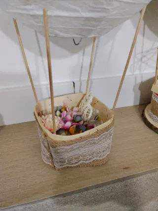 Centros de mesa globos aerostáticos