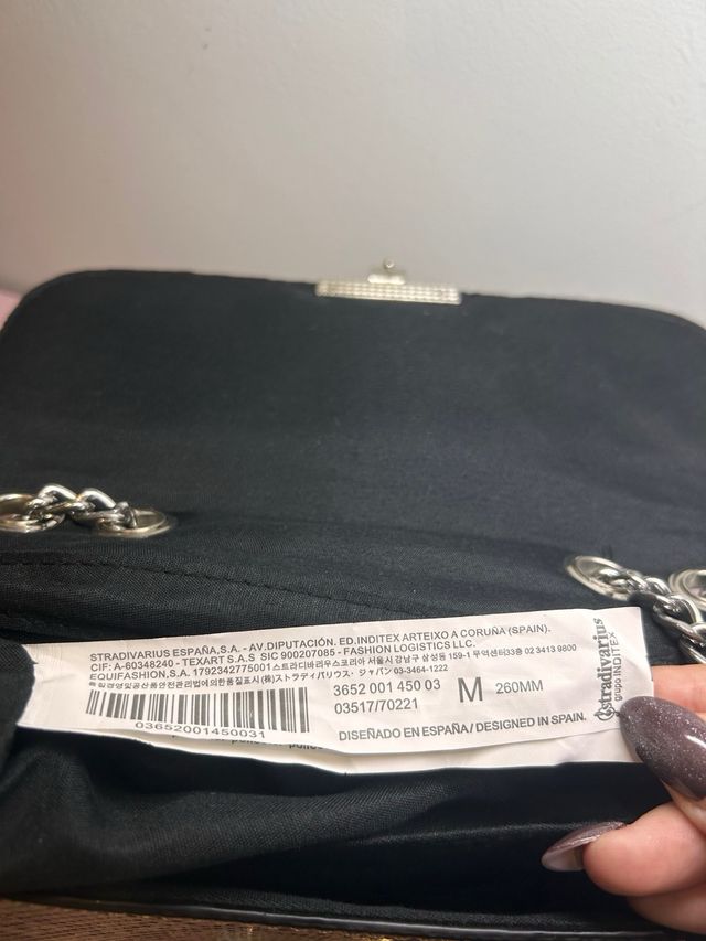 Bolso Stradivarius estampado serpiente