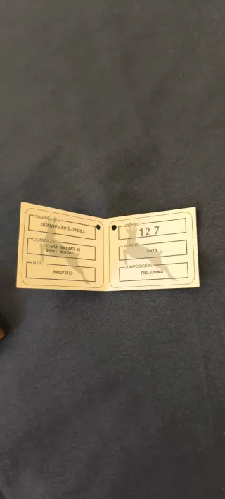 Guantes piel ovina marrón