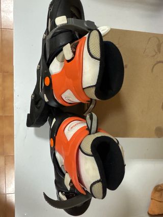Patines Tijuana Naranja y Negro Nuevos