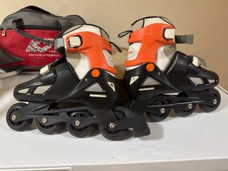Patines Tijuana Naranja y Negro Nuevos