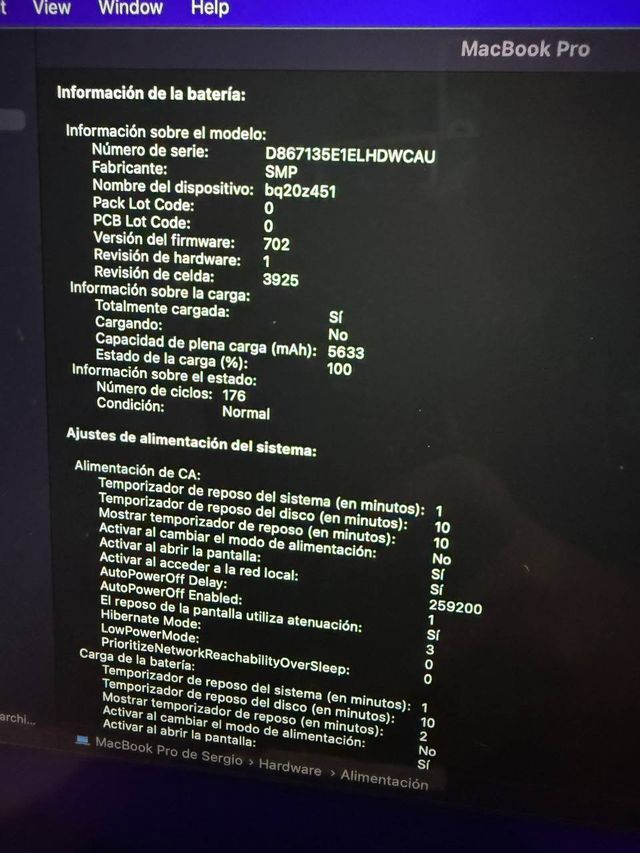 Macbook Pro 15" Touchbar i7 16GB 512GB + EXTRAS