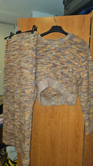 Conjunto Zara calentito multicolor