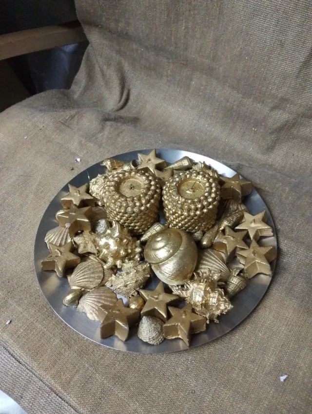 Conjunto de montagem para decoração de mesas de Natal