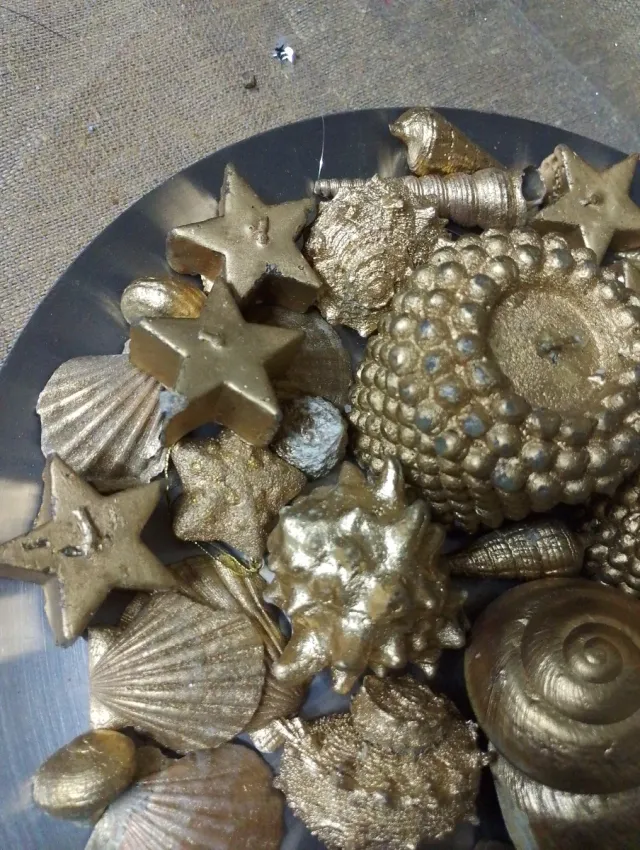 Conjunto de montagem para decoração de mesas de Natal