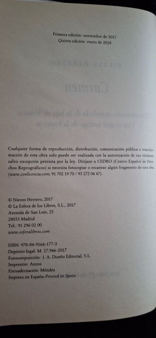 Carmen: El testimonio novelado de la hija de Fr...