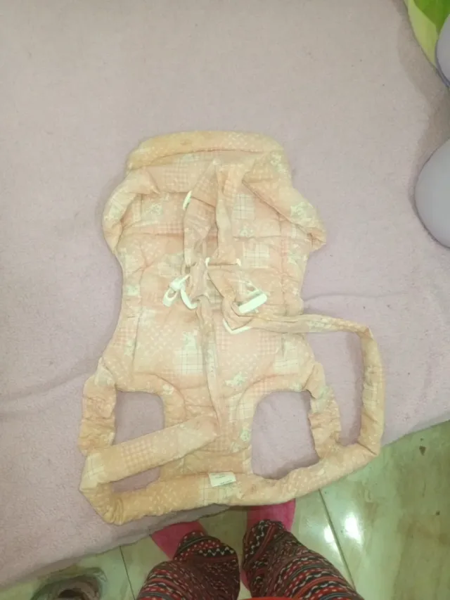 Portabebés rosa estampado