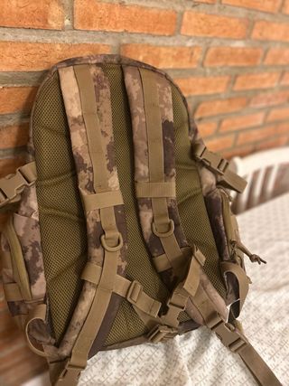 Mochila Táctica Camuflaje Beige/Marrón