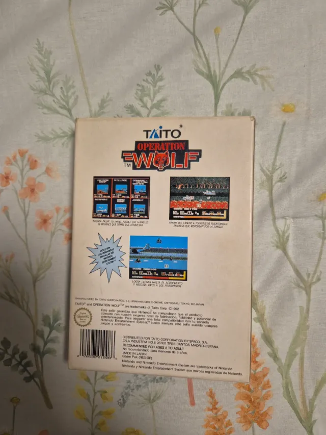Operation Wolf Taito NES PAL España