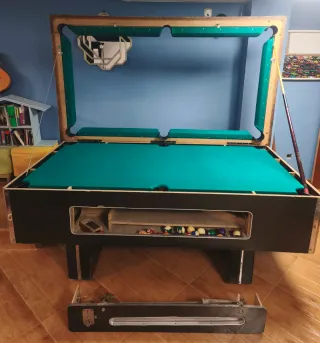 Billar americano de piedra pizarra entera 210*120