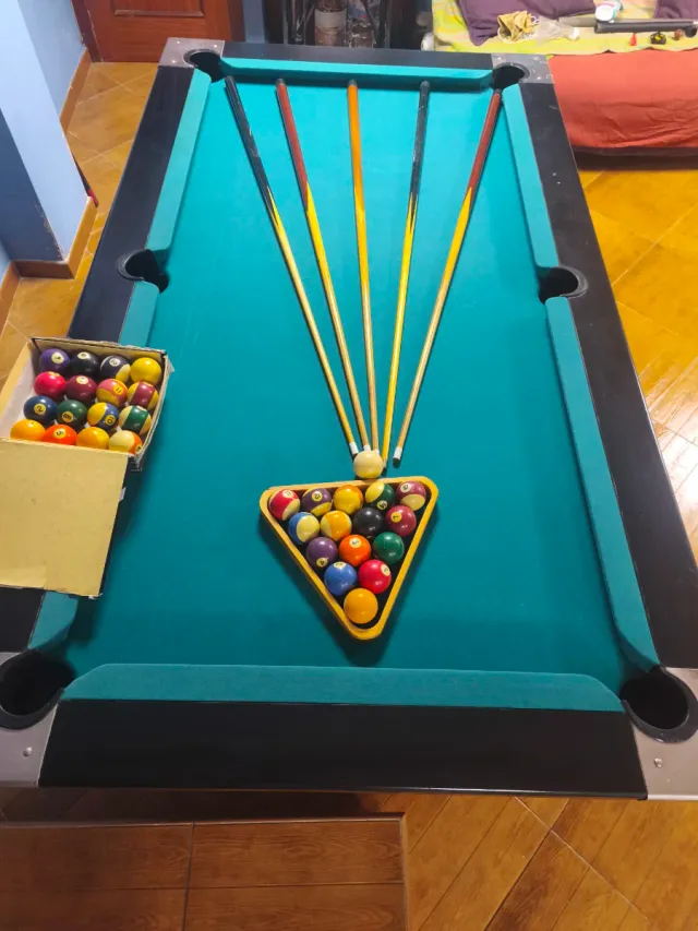 Billar americano de piedra pizarra entera 210*120