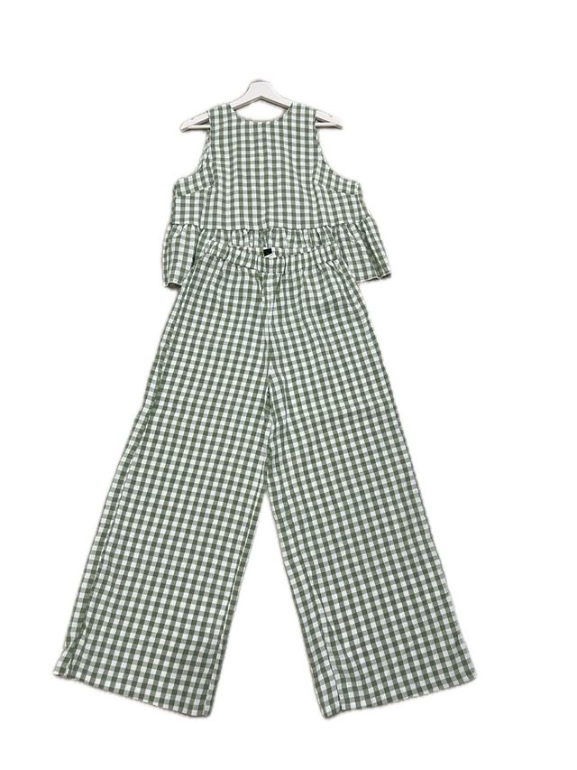 Conjunto cuadros verde y blanco