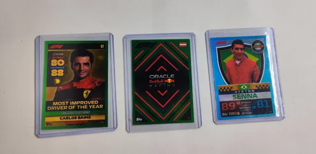3 cartas Numeradas Topps Turbo Attax 2022/2023