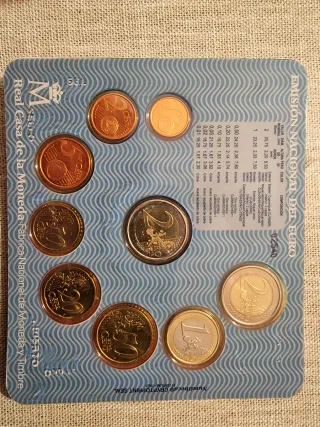 Lote  monedas Euro España 2004-2005