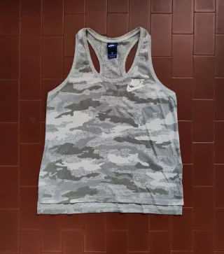 Nike canotta vintage donna camouflage taglia M