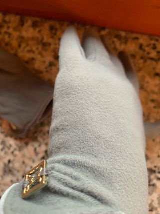 Guanti grigi Tg. S/M Made in Italy