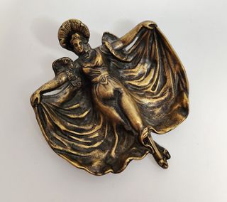 CENICERO BRONCE ART NOUVEAU. Antigüedad