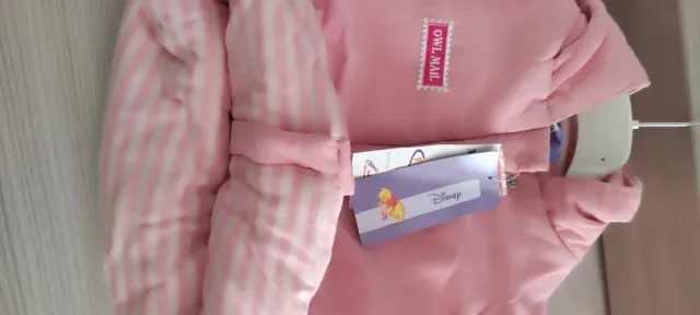 Capottino bambina rosa con Winnie the Pooh