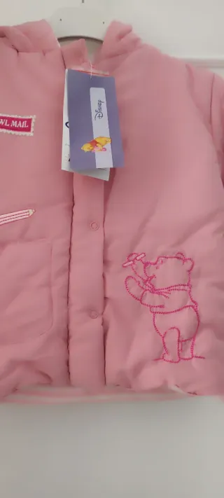 Capottino bambina rosa con Winnie the Pooh