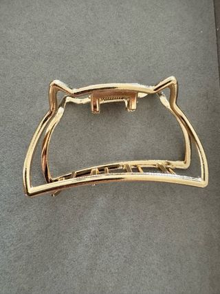 Mola de Cabelo Dourada Gato