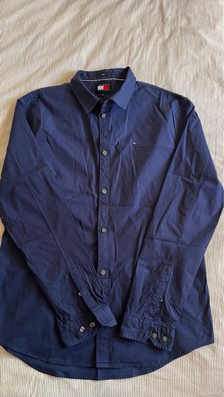 Camisa Tommy Hilfiger Slim Fit XL Azul