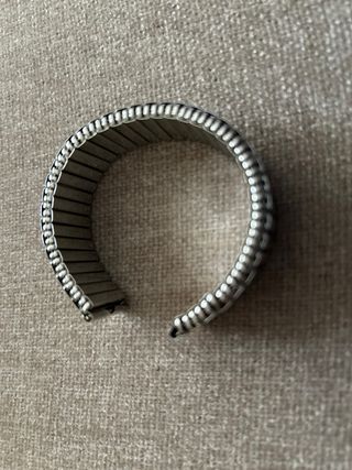 Correa Reloj Fixo Flex Plateada ( vintage )