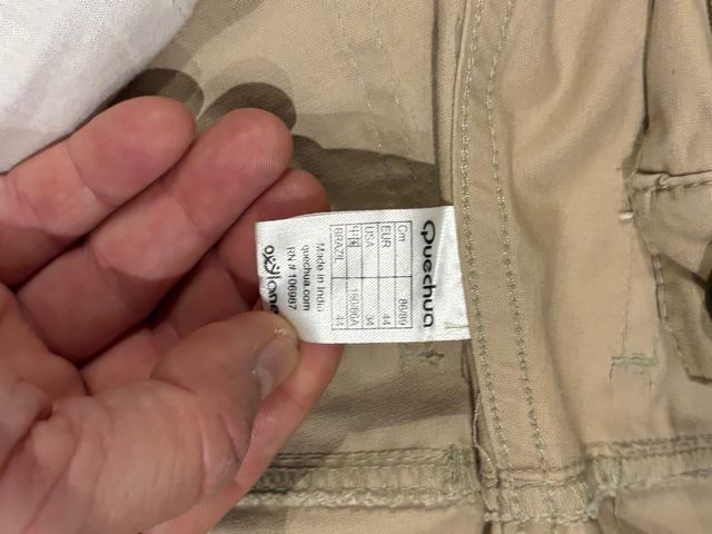 Pantalón cargo Quechua beige