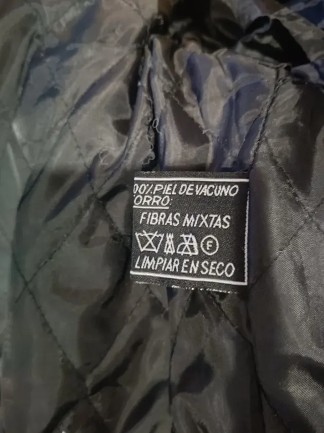 Chaqueta Cuero ALEX ORIGINAL Biker Talla 40/L