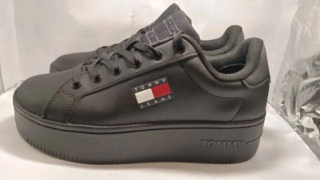 Zapatillas Tommy Mujer Negras