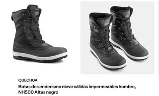 Botas Nieve Cálidas Impermeables - Hombre 45 Tall