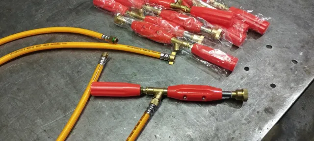 Pistolas pulverización con manguera