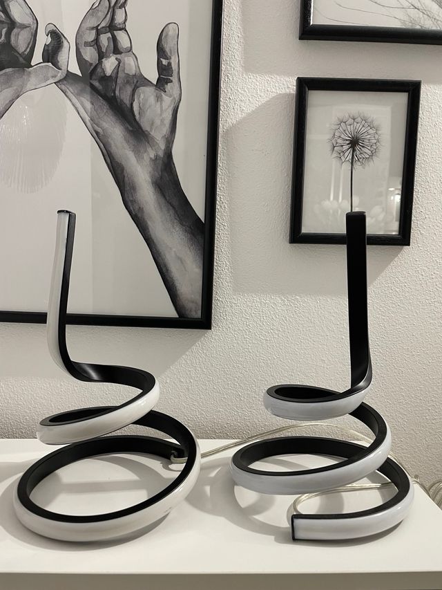 Set 2 Lampade da Comodino Design Moderno