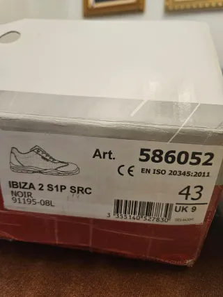 Zapatos de seguridad negros