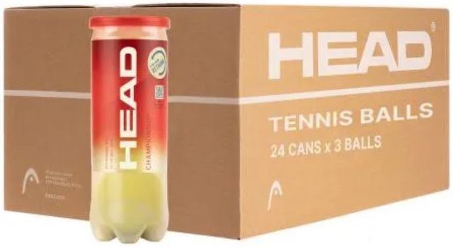 Caja 24 botes Bolas Tenis Head Championship