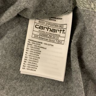 Carhartt camiseta Gris Talla XL