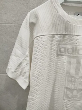 Camiseta Adidas Original Blanca Talla XS