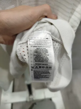 Camiseta Adidas Original Blanca Talla XS