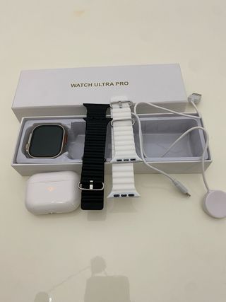 Watch Ultra Pro + Auriculares Blancos