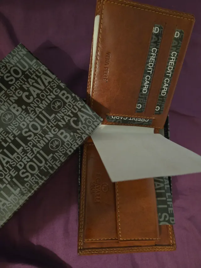 Cartera B. Cavalli de piel marrón