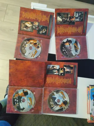 Pack 4 DVDs Indiana Jones (Español)