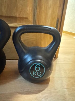 Pesas Kettlebell 4, 6 y 8 kg