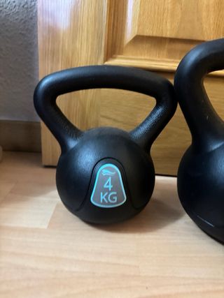 Pesas Kettlebell 4, 6 y 8 kg