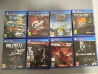 Lote 8 Videojuegos PS4:(Precio negociable)
