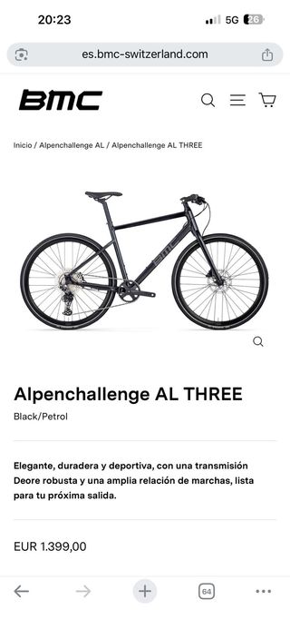 Bicicleta BMC Alpenchallenge AL THREE