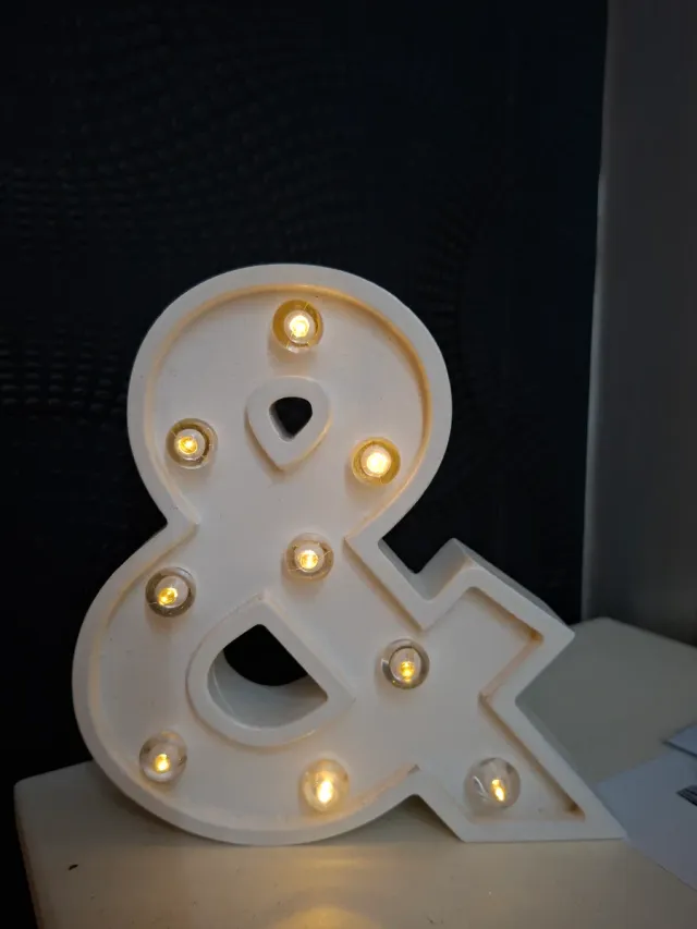 Lámpara Decorativa & Blanca