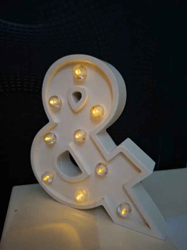 Lámpara Decorativa & Blanca