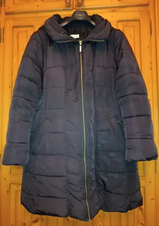 Abrigo de invierno negro mujer